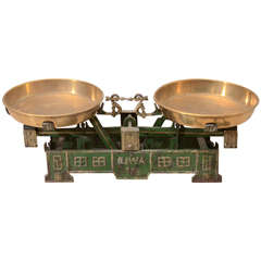 Antique 19th Century Kissing Birds Scale