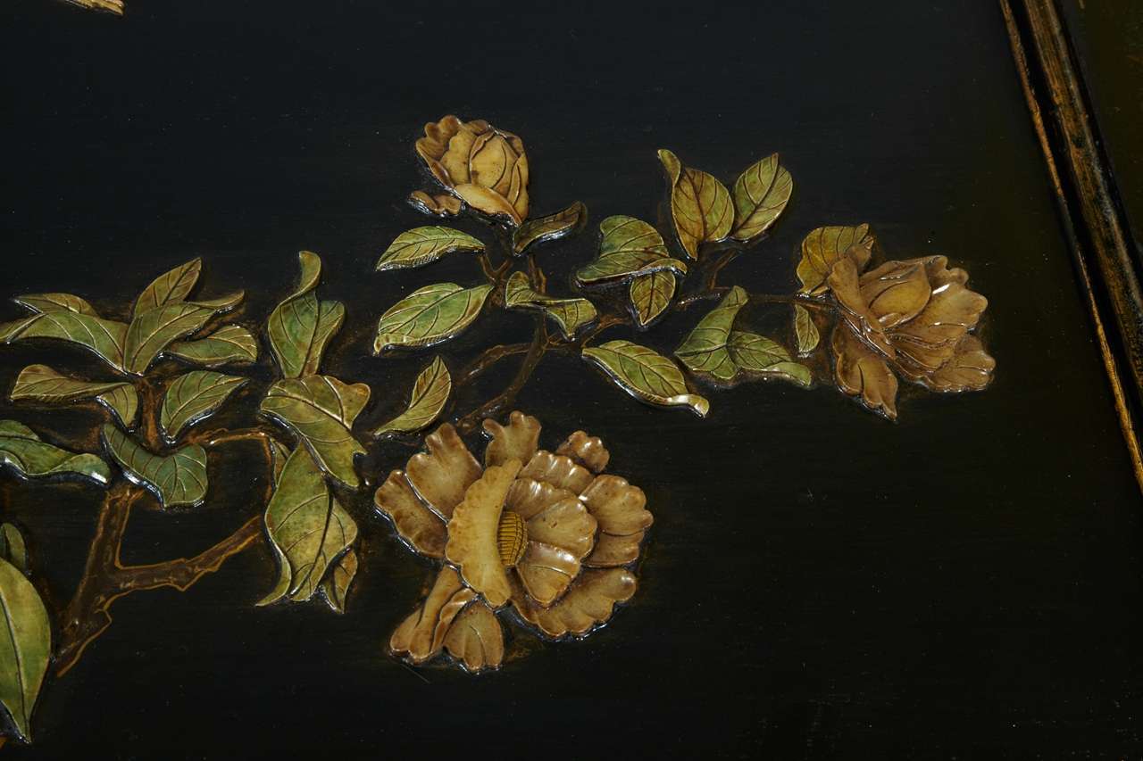 1900s Chinese Lacquer Coffee Table 1