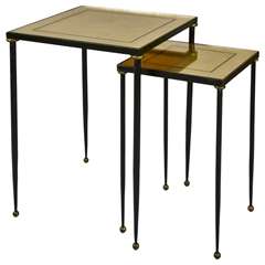 Two 1940s Square Side Tables.