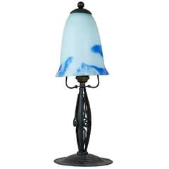1930s Wrought Iron Lamp
