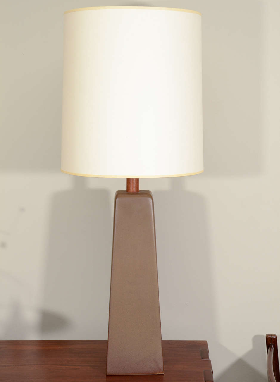 Gordon and Jane Martz Ceramic Table Lamp In Good Condition In New York, NY