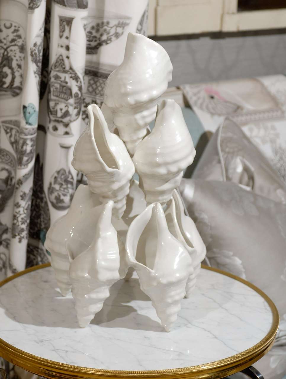 Mid-20th Century Shell Centerpiece