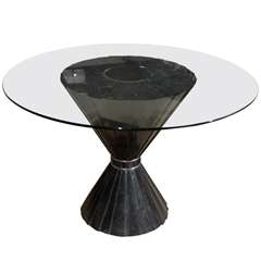 Mid Century Marble Table Base