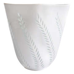 Rice Grain Porcelain Vase by Holzer-Kjellberg for Arabia