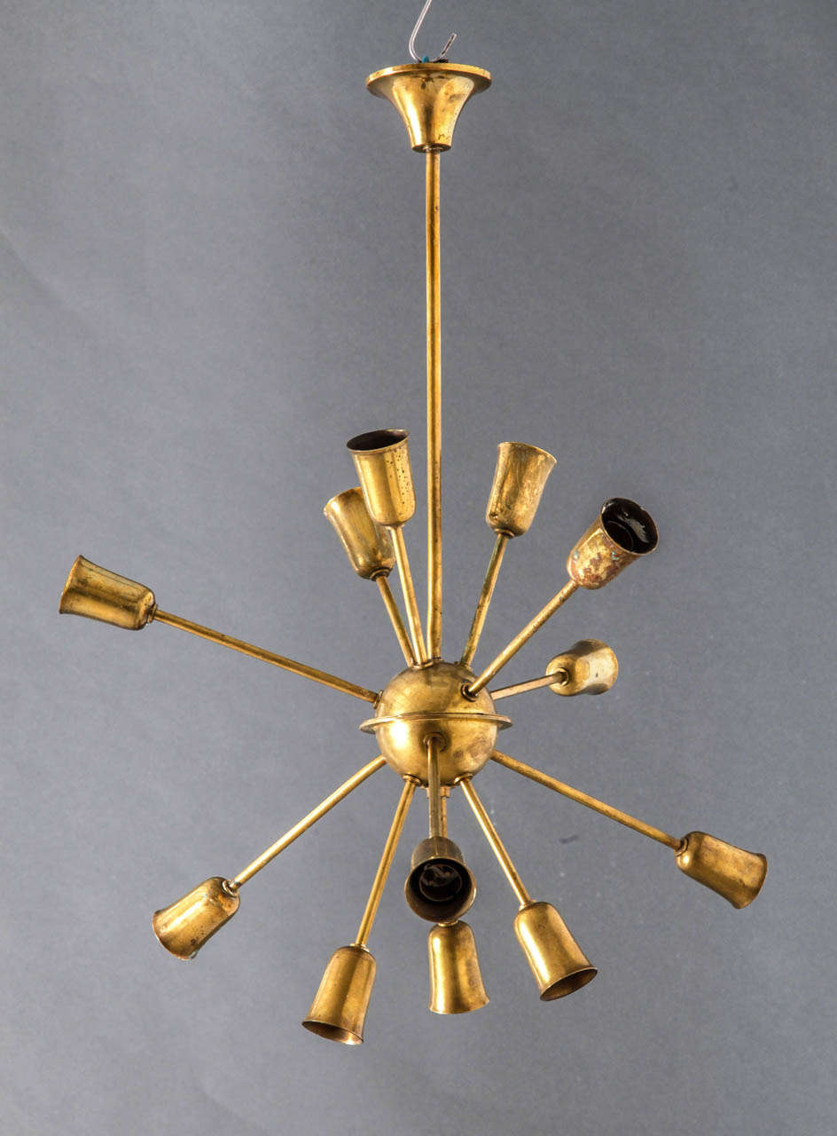 French 1950's Brass Sputnik.