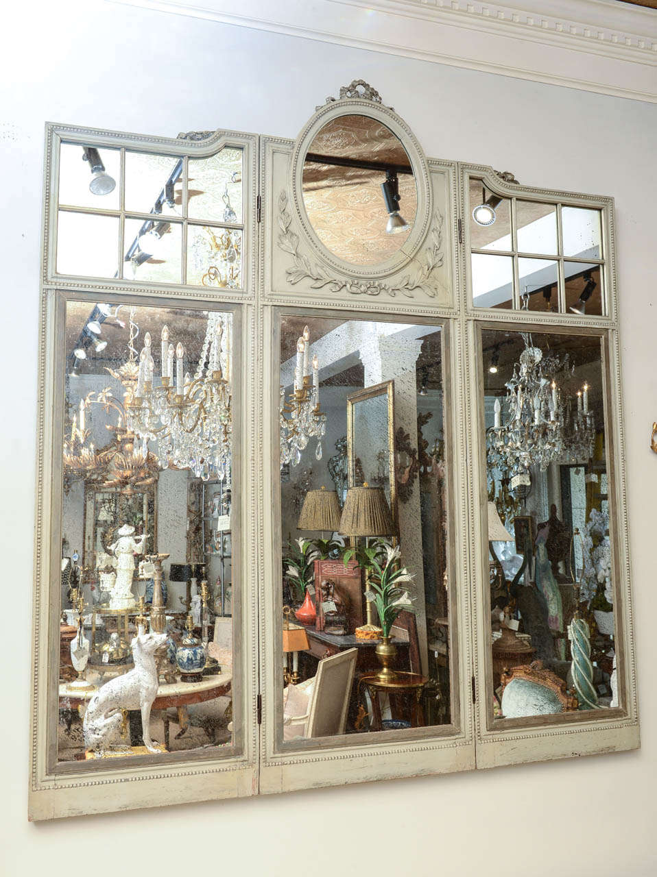 19th Century French Three Panel Screen/Wall Hanging