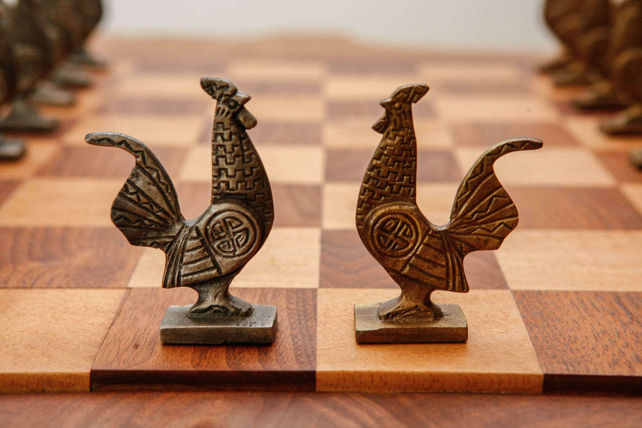 chicken chess set