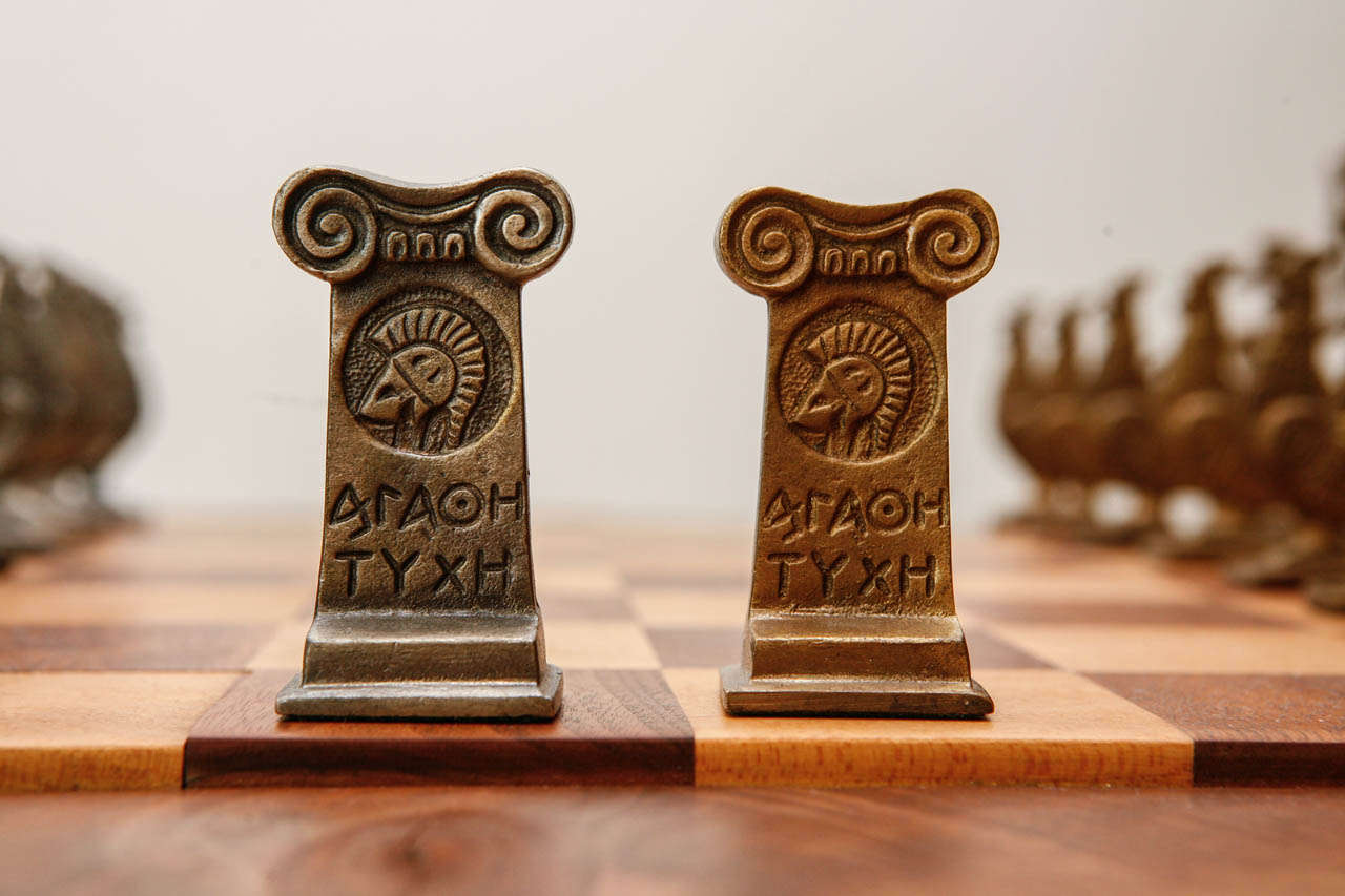Vintage Greek Chess Pieces 3