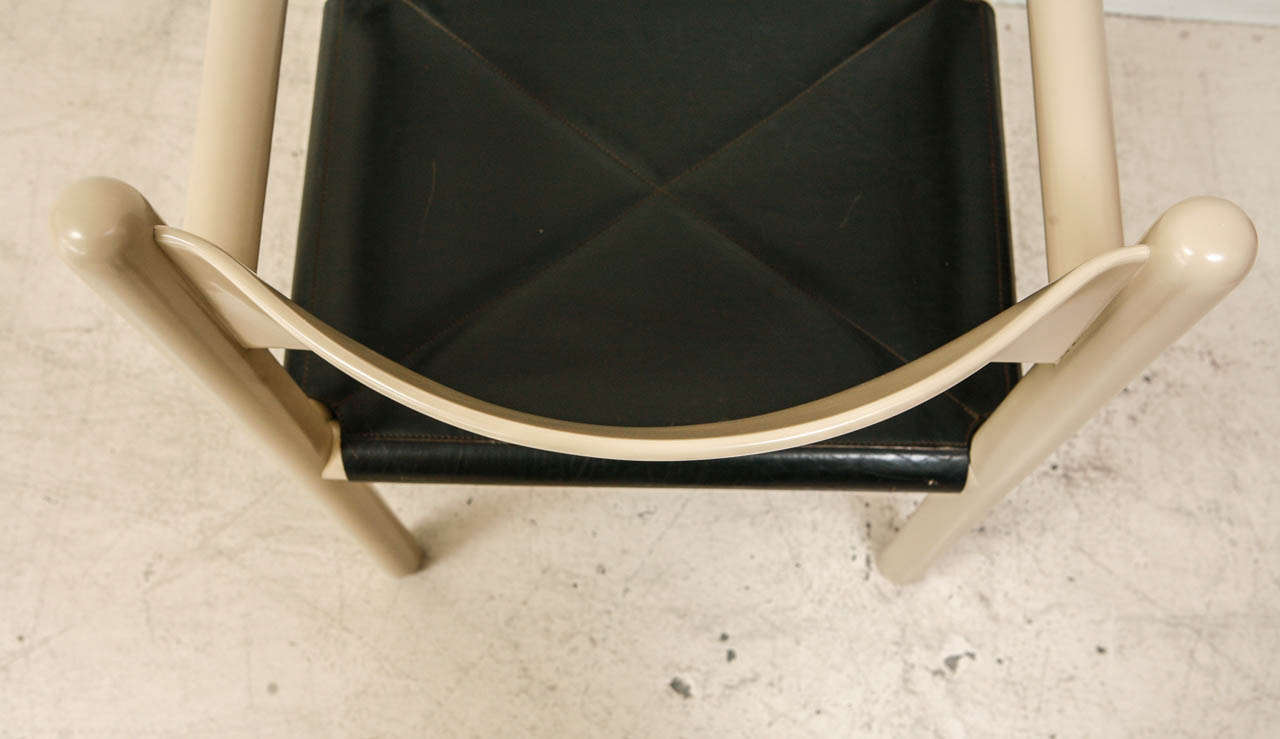 Italian Chairs with Leather Seats 3
