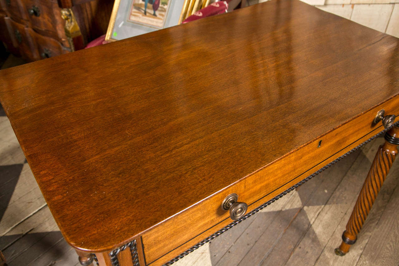 American Pair of Regency Style  Side Tables