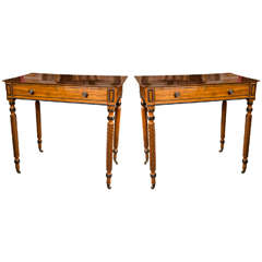 Pair of Regency Style  Side Tables