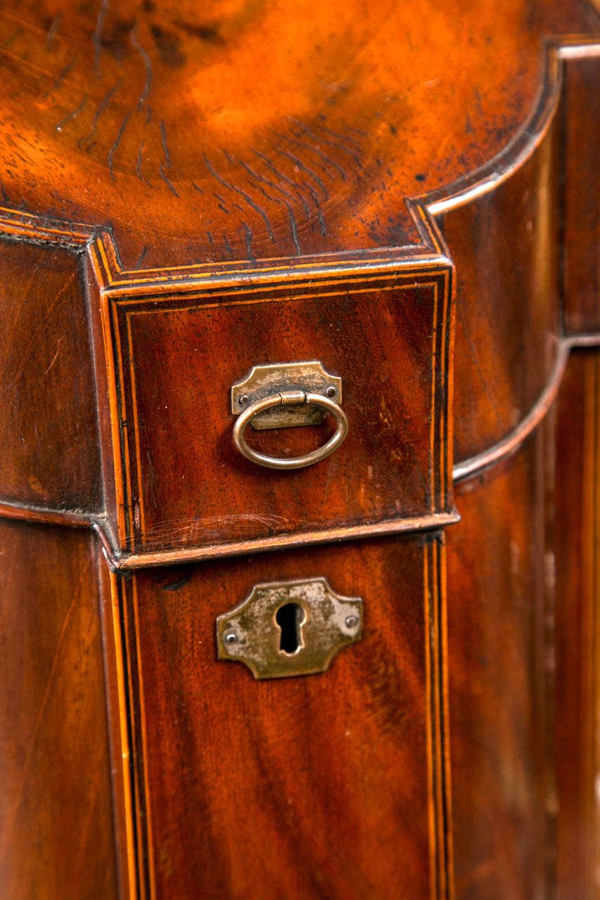 George III Pair of Mahogany/Satinwood Boxes