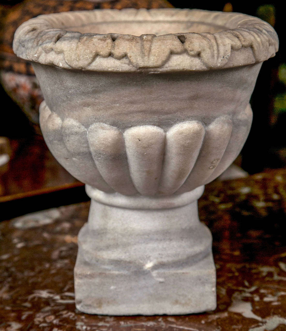 Two Similar Antique Marble Urns For Sale 1