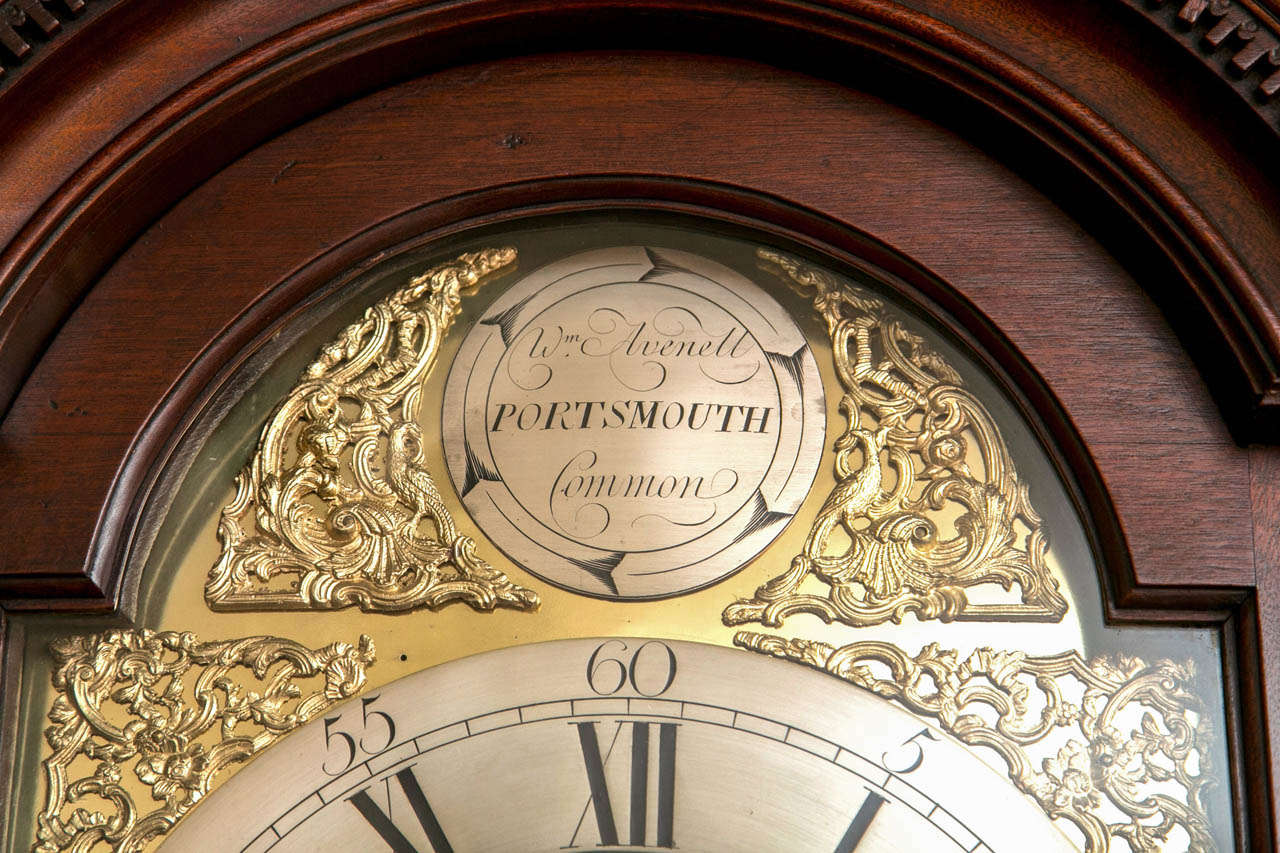 British Mahogany Tall Case Clock