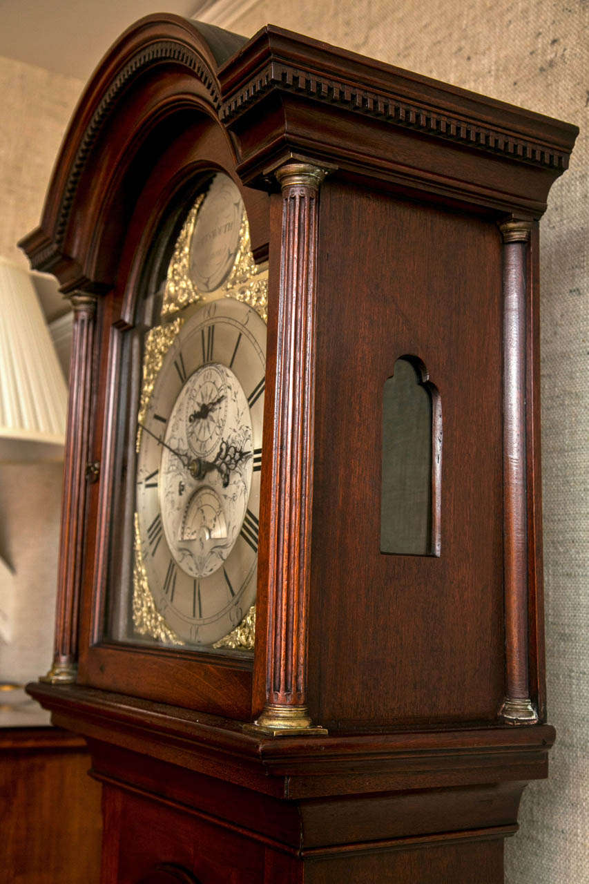 Mahogany Tall Case Clock 3