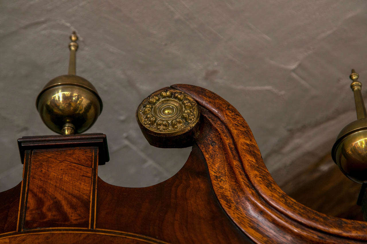 George III Oak and Mahogany Tall Case Clock 2