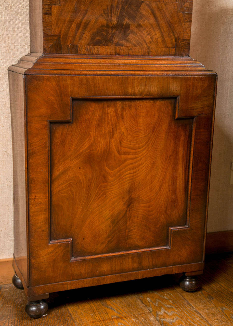 English Mahogany Tall Case Clock 2