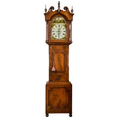 English Mahogany Tall Case Clock