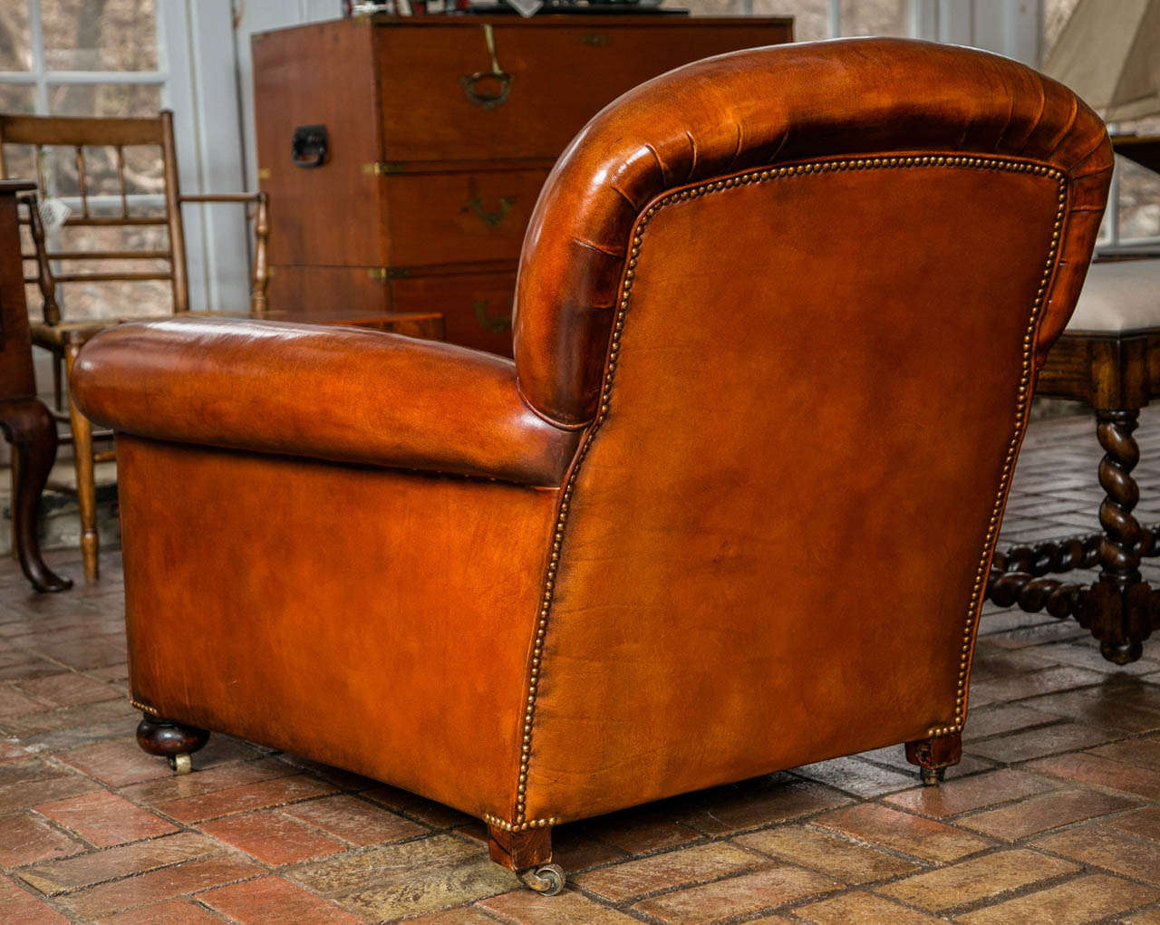 French Leather Club Chairs 4