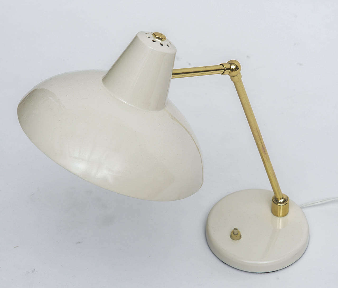 50's Italian Brass Brass Desk Lamp 3