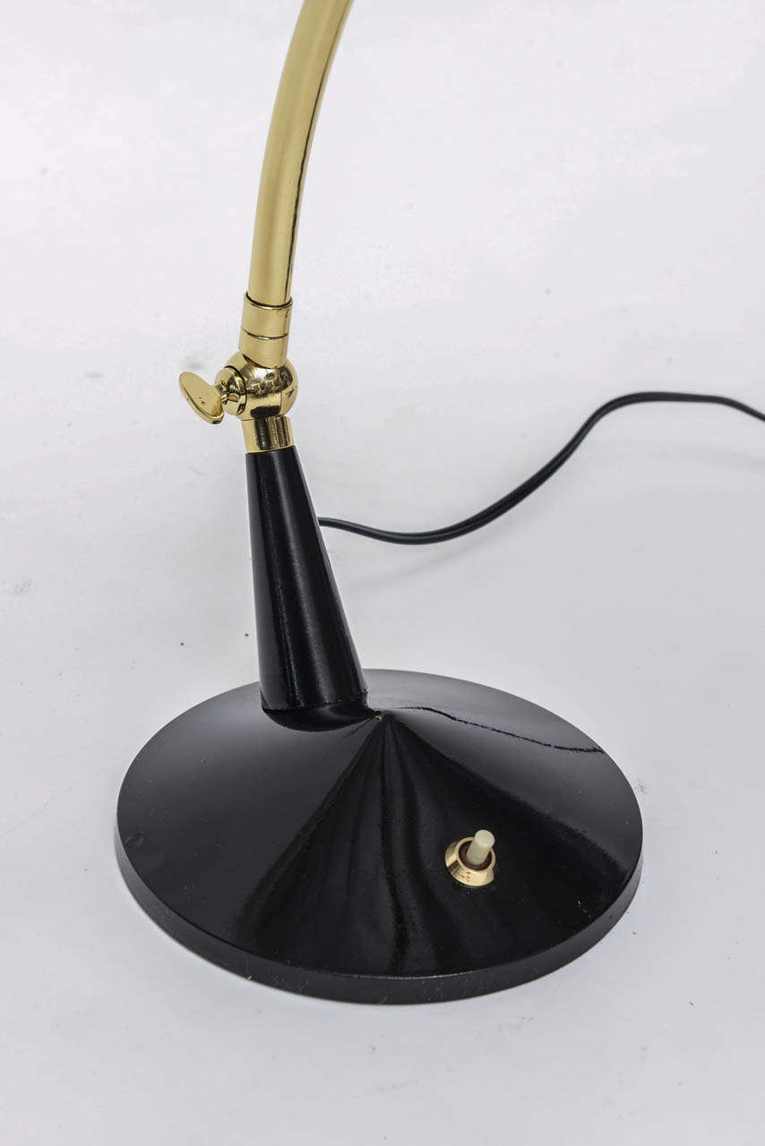 Brass 60's Italian Desk Lamp