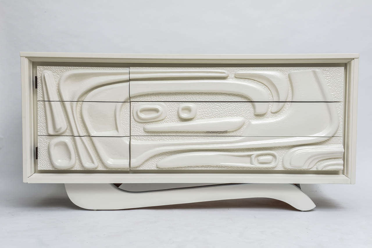 Mid-Century Modern Sculptural Witco Abstract Dresser
