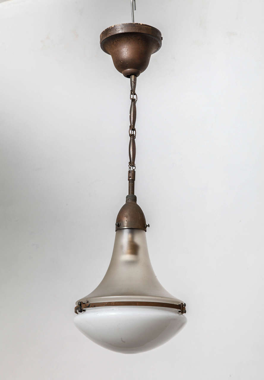 Set of Peter Behrens Lamps by Siemens