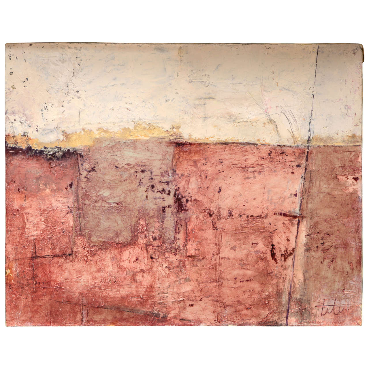 Contemporary Painting "Excavation" by Jerry Teters For Sale
