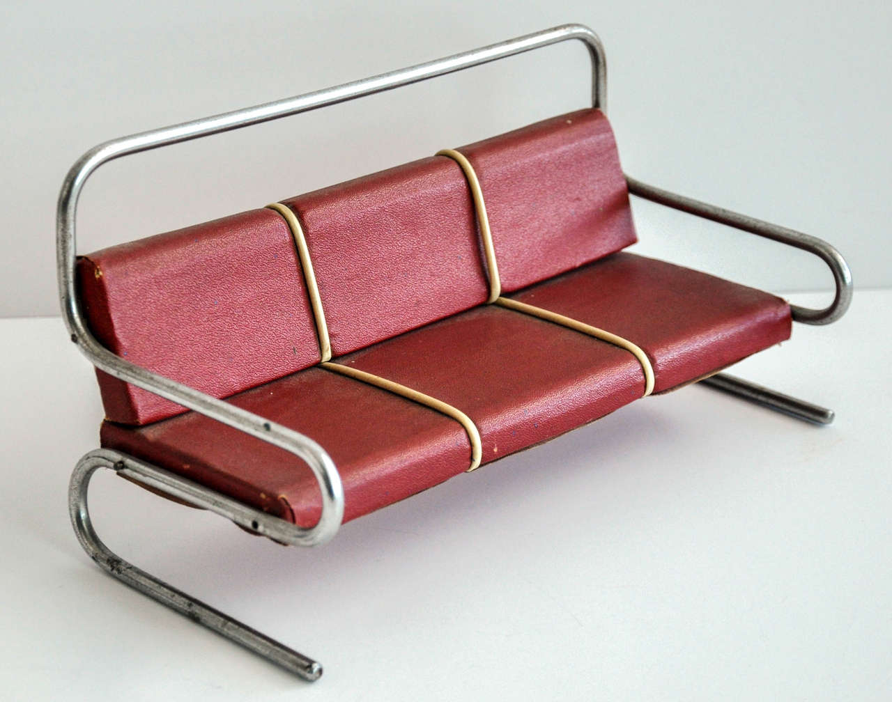 Art Deco/Bauhaus Salesman's Sample Furniture Group/Jindrich Halabala In Good Condition For Sale In Winnetka, IL