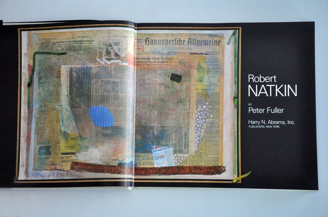 Robert Natkin Monograph by Peter Fuller, 1981 In Good Condition For Sale In Winnetka, IL