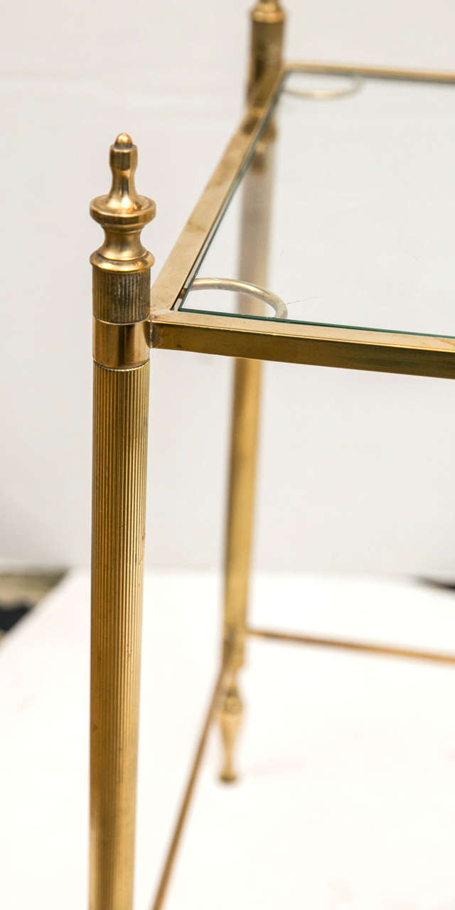 Set of French Brass Nesting Tables 1