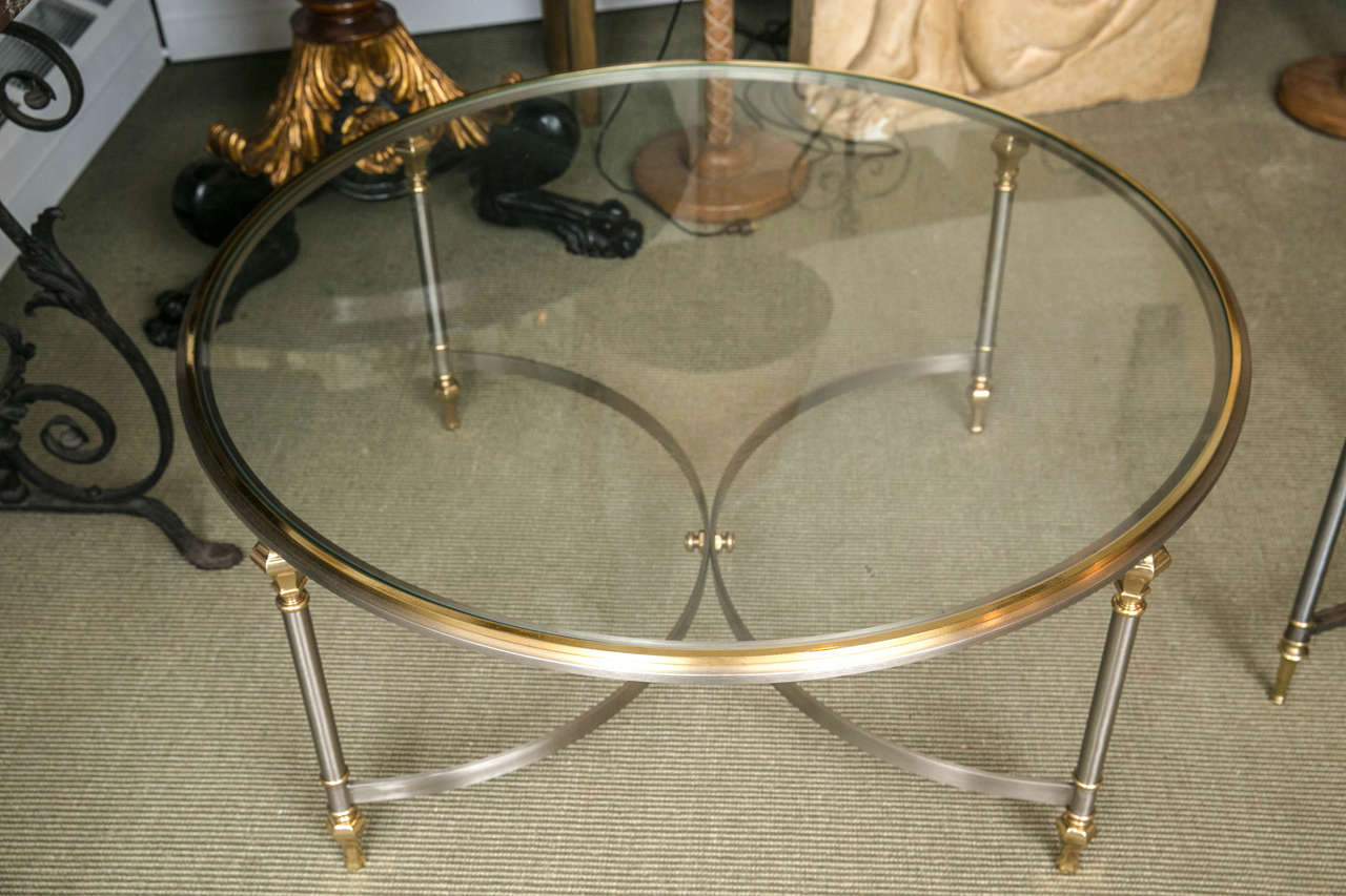 Directoire Style Bronze Coffee Table In Excellent Condition In Mt. Kisco, NY