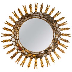 Giltwood Sunburst Mirror