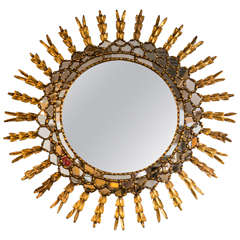 Giltwood Sunburst Mirror 1