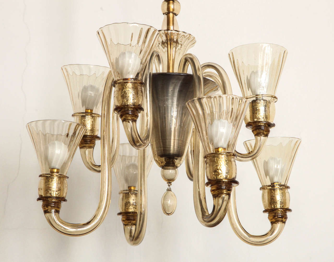 Art Deco Chandelier Made in Venice, 1930 For Sale