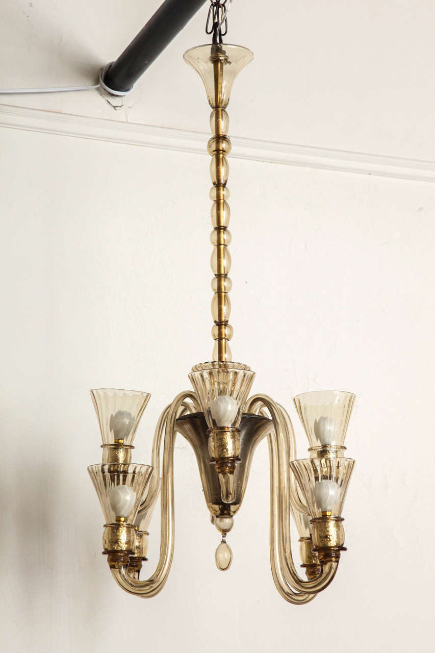 Italian Chandelier Made in Venice, 1930 For Sale