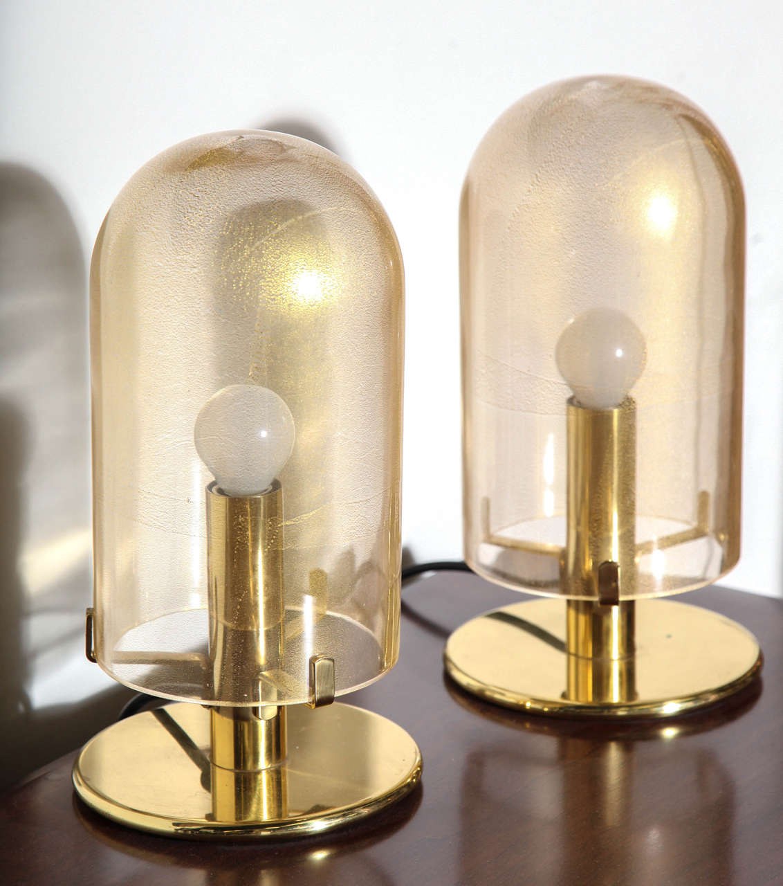 Pair of Seguso Lamps Made in1960s 1