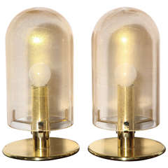 Pair of Seguso Lamps Made in1960s