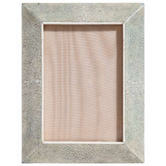 English Art Deco Shagreen Photograph Frame