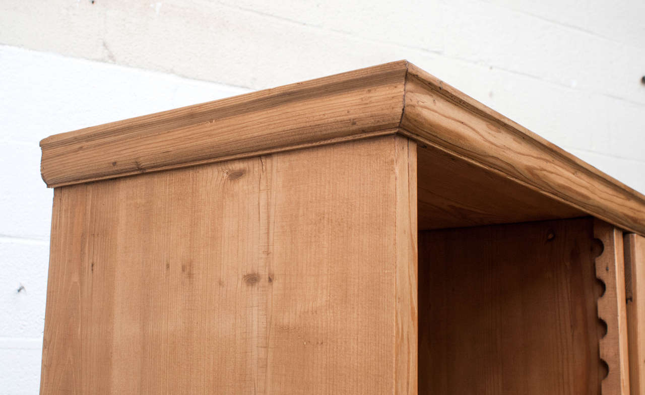 pine cupboard with shelves