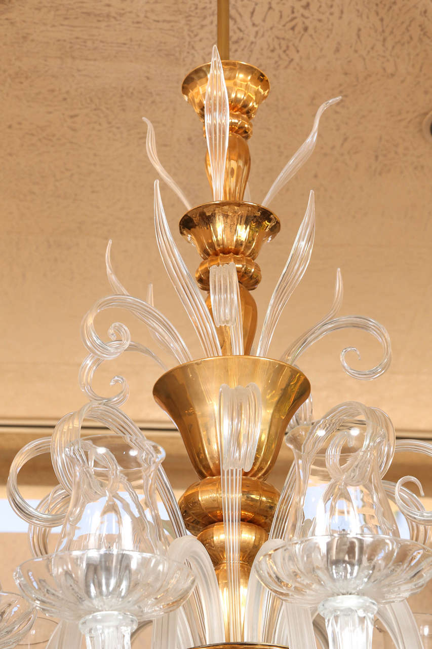 Grand Venetian Chandelier For Sale 3