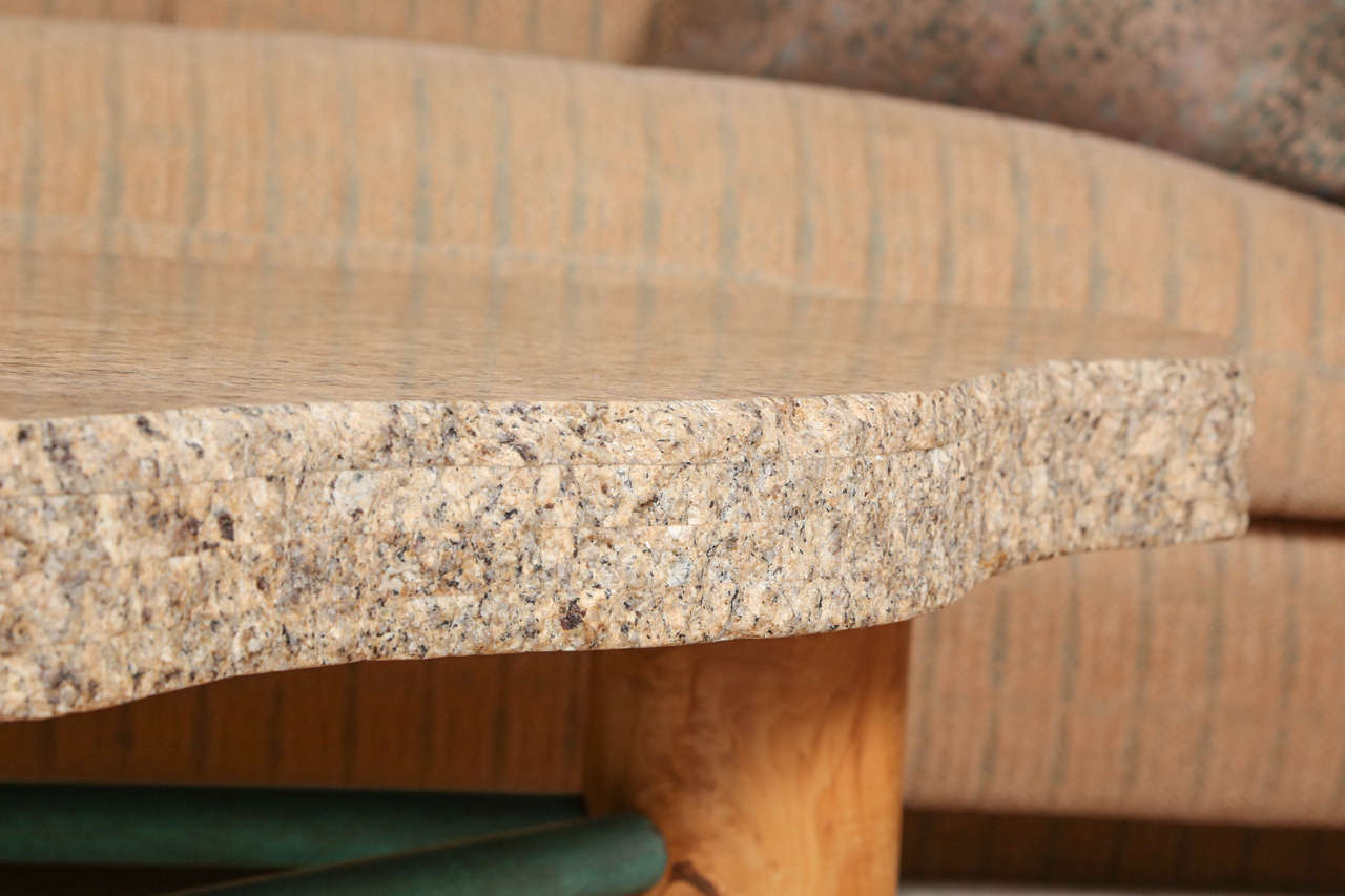 Custom Granite Coffee Table by Steve Chase at 1stDibs