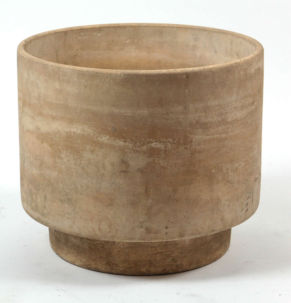 Patinated bisque planter in the style of Architectural Pottery. Made in USA, circa 1950s.