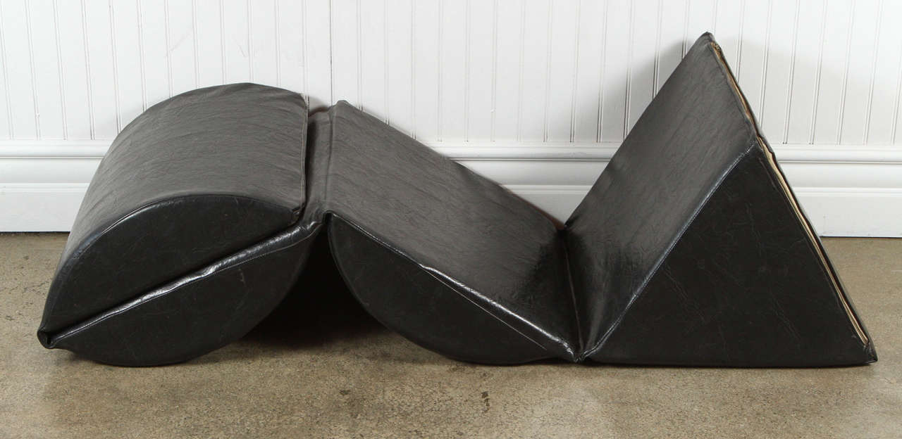 Leather Cubo Adjustable Cushion by Johannes Larsen