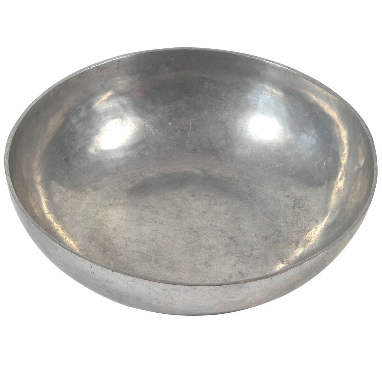 Extra Large Cast Aluminum Bowl at 1stDibs large aluminum bowl, big