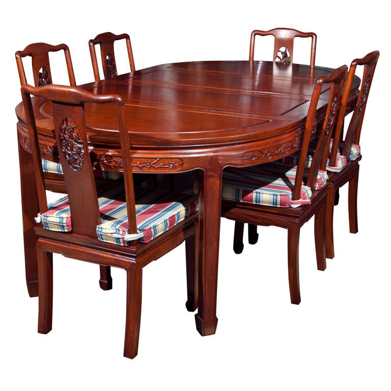 Rosewood Chinese Dining Room Set