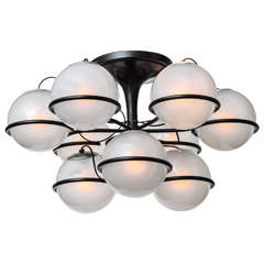 Rare Hanging Light, model #2109,  Gino Sarfatti for Arteluce