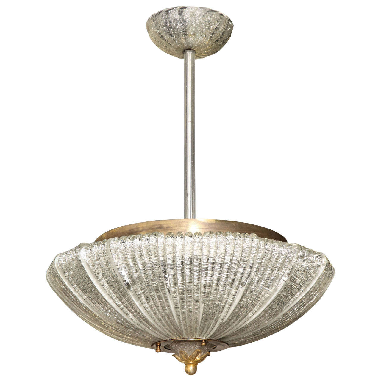 Venini Chandelier Made in Venice, 1940 For Sale