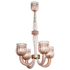 Barovier & Toso Chandelier Made in 1940