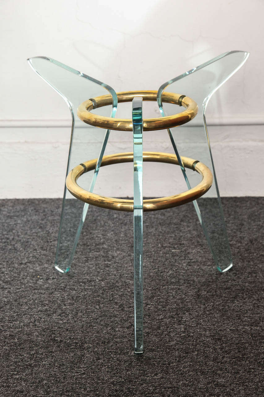 Glass Italian Table Made in 1940s 3
